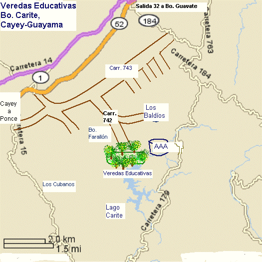 Mapa para Veredas Educativas